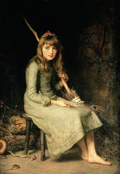 Cinderella, 1881, John Everett Millais