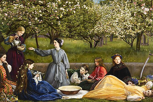 Apple Blossoms (also known as Spring), 1856, John Everett Millais