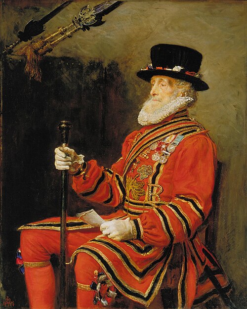The Yeoman of the Guard, 1876, John Everett Millais