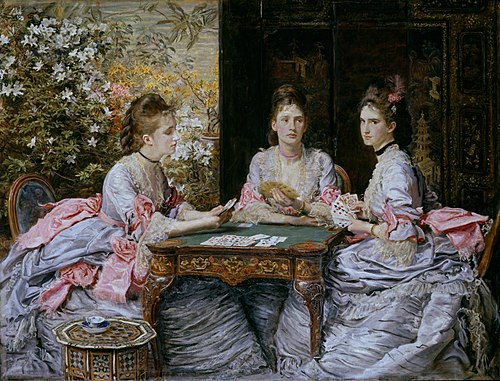 Hearts are Trumps, 1872, John Everett Millais