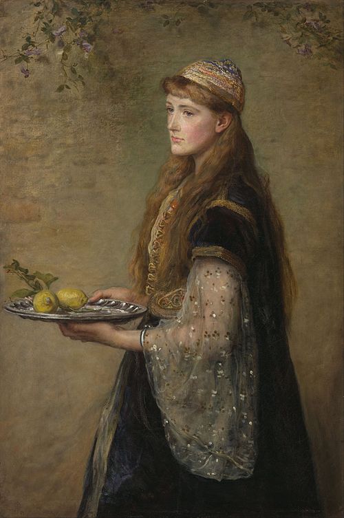 The captive, 1882, John Everett Millais