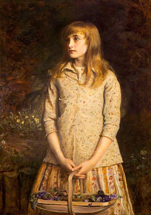 'Sweetest eyes were ever seen', 1881, John Everett Millais