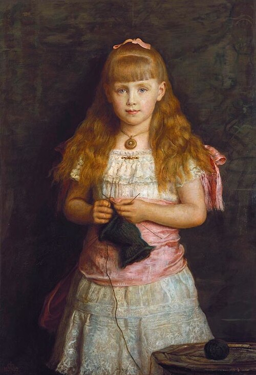 Princess Marie of Edinburgh (1875-1938), 1882, John Everett Millais