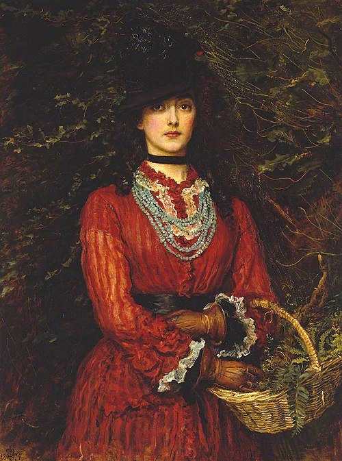 Miss Eveleen Tennant, 1874, John Everett Millais