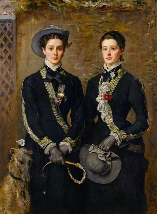 The Twins, Kate and Grace Hoare, 1876, John Everett Millais