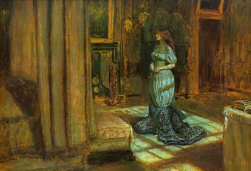 Eve of St Agnes, 1863, John Everett Millais