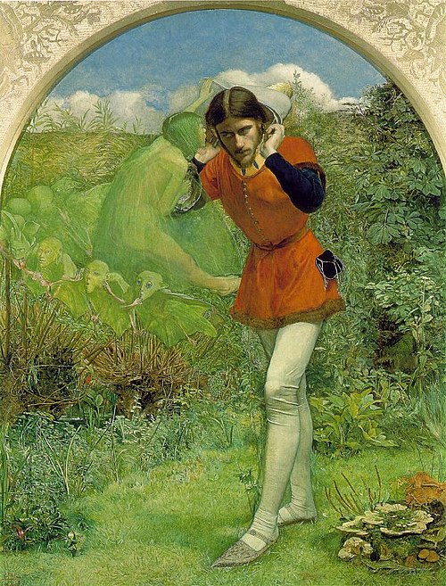 Ferdinand Lured by Ariel, 1850, John Everett Millais