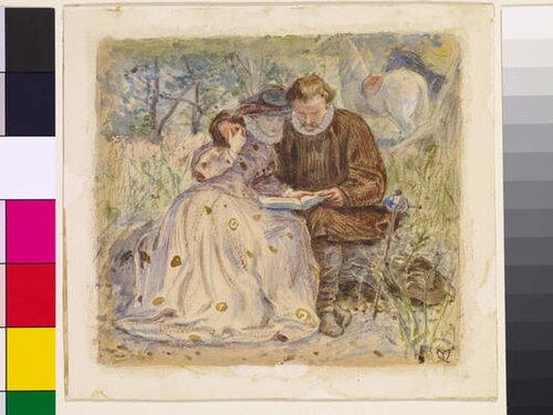 Sister Anna's Probation, 1862, John Everett Millais