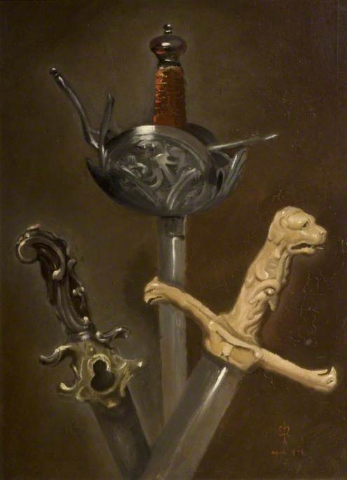 Three Swordhilts, 1838, John Everett Millais