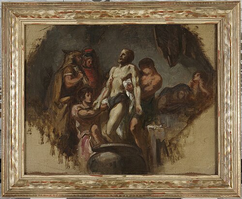The Death of Seneca, , Pierre Andrieu