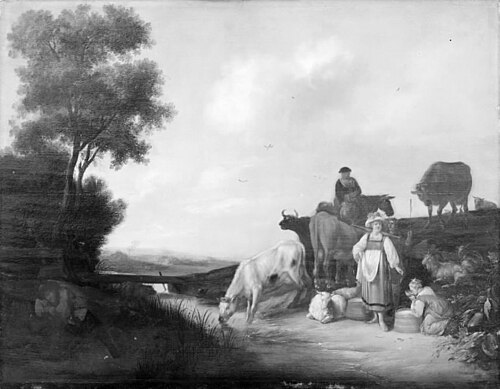 Cattle by a Watering Place, 1657, Jacob Weyer