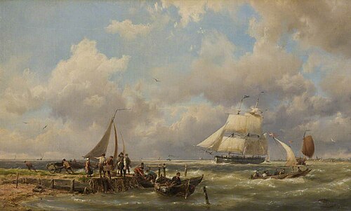 Seascape, , Hermanus Koekkoek
