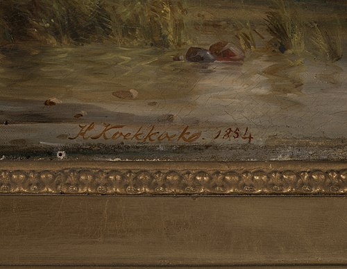 marine, 1854, Hermanus Koekkoek