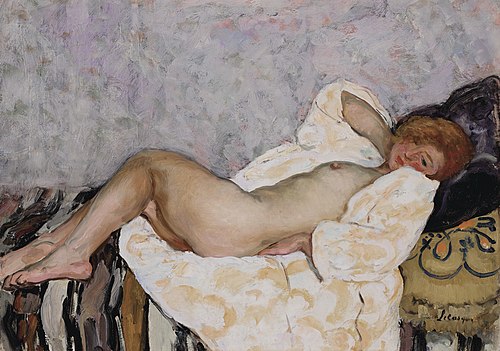 Reclining nude, , Henri Lebasque