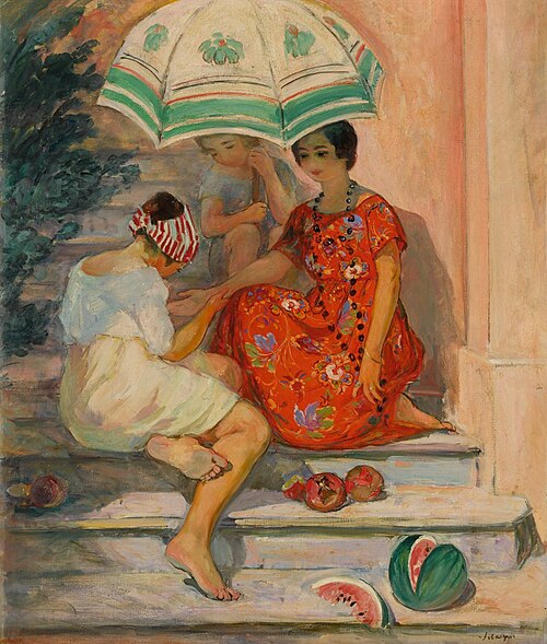 Sainte-Maxime, The Fortune Teller, , Henri Lebasque