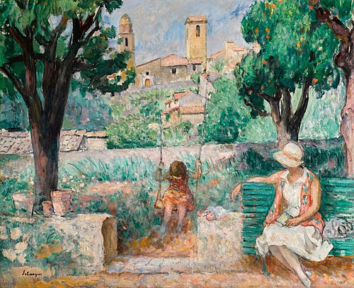 The Cannet, The Swing, , Henri Lebasque