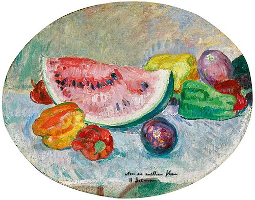 Still Life with Melon, , Henri Lebasque