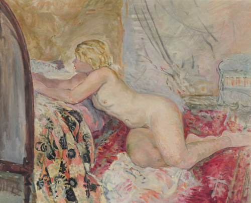 Nu Allongé contre un Lit, , Henri Lebasque