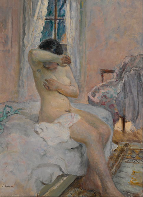 Nu assis sur le lit, 1926, Henri Lebasque