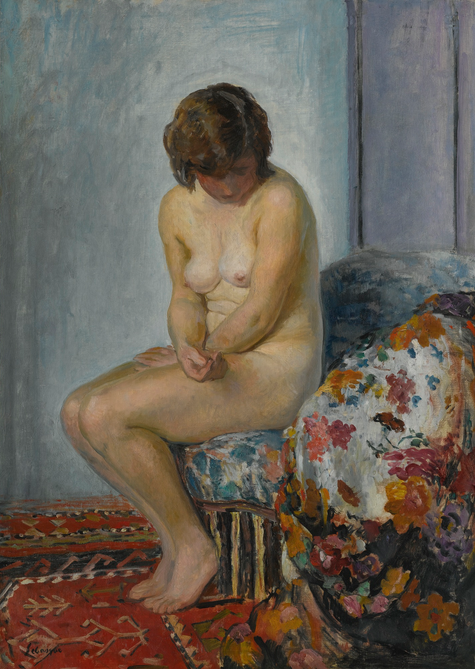 Nu au tapis rouge, 1925, Henri Lebasque