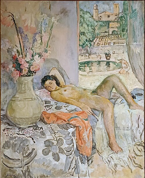 Nude portrait., , Henri Lebasque