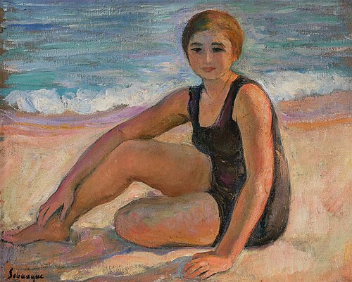 La Baigneuse au maillot noir, 1923, Henri Lebasque