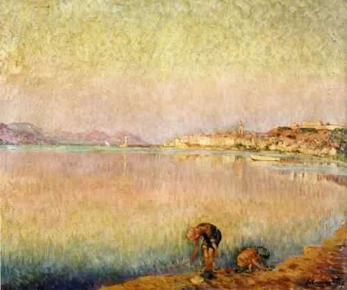 Deux enfants au bord de l'eau, 1907, Henri Lebasque