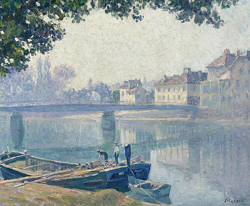Les bords de la Marne, 1900, Henri Lebasque