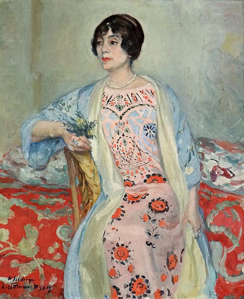 Portrait de Madame Marie-Marguerite Brocq, 1920, Henri Lebasque