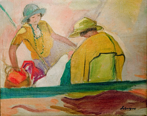 Deux jeunes filles sur la plage, 1920, Henri Lebasque