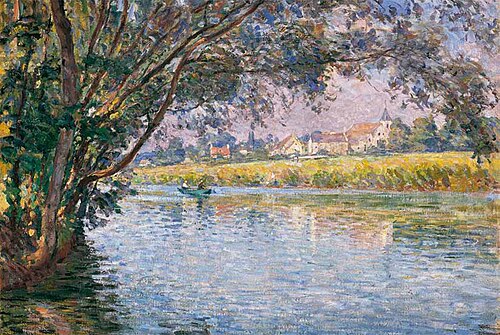 Sur les rives de la Marne près de Montevrain, , Henri Lebasque