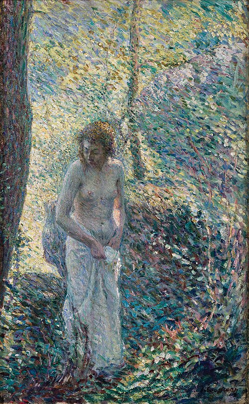 Una joven en el bosque, 1897, Henri Lebasque