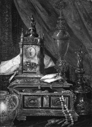 Still Life With Jewelry Box, 1867, Georg Gillis Haanen