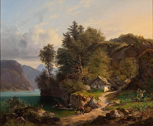 Oostenrijks landschap, , Georg Gillis Haanen