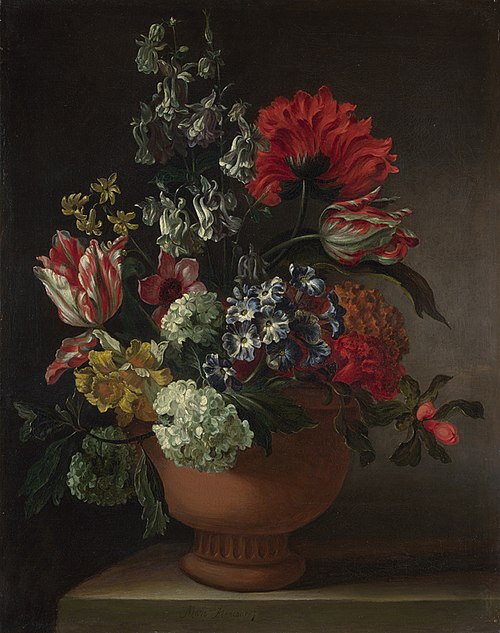 Vase de fleurs, 1650, Marie Blancour