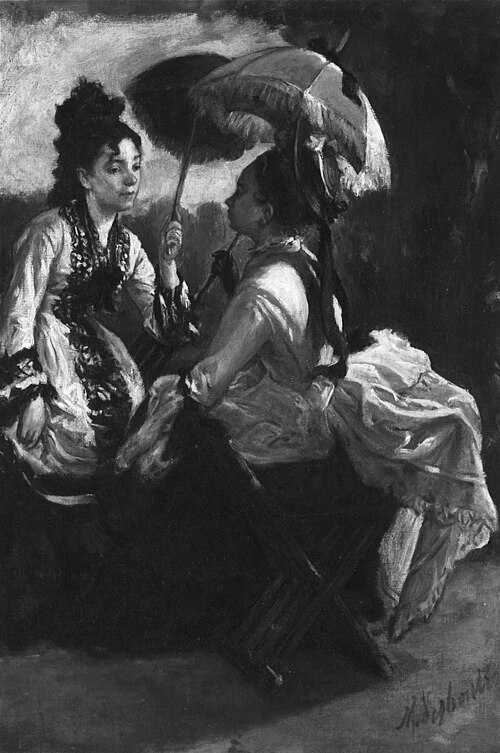 The Conversation, 1879, Marcellin Desboutin