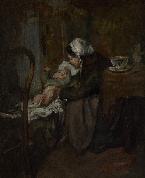 Mother and Child, 1872, Marcellin Desboutin