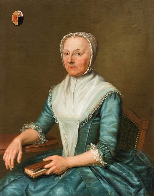 Portrait of Isabella Cornelia van der Brugh (1722-?), 1789, Christiaan van Geelen