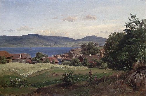 View from Holmsbu, 1873, Christian Wexelsen