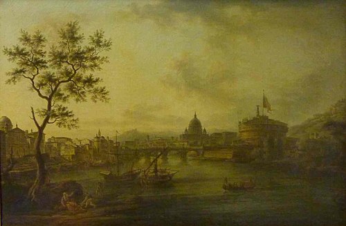 Vue de Rome sous l'occupation française, , Jean-Baptiste-François Génillion