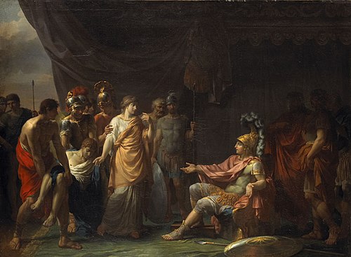 Alexandre et Timoclée, 1782, Jean-Charles Nicaise Perrin