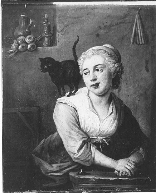 Bildnis der Gemahlin des Malers, , Johann Jakob de Lose
