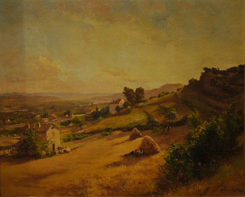 Paysage de la Bléone à Digne, 2000, Étienne Martin