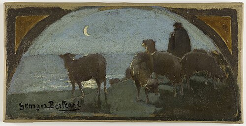 Esquisse pour la salle à manger de l'Hôtel de Ville : La viande de mouton, 1893, Georges Jules Bertrand