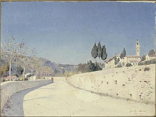 Route blanche de Provence, 1898, Cyrille Besset