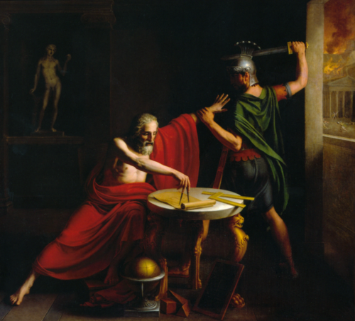 Death of Archimedes, 1815, Thomas Degeorge