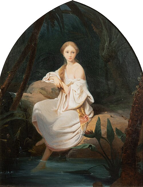Virginie au bain, 1844, Henri Frédéric Schopin