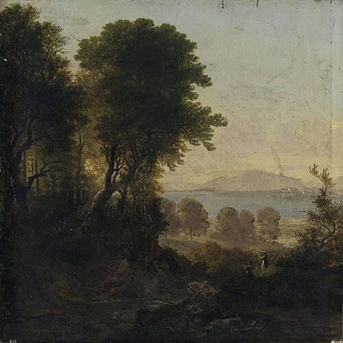 Chiemseelandschaft, 1855, Heinrich Heinlein