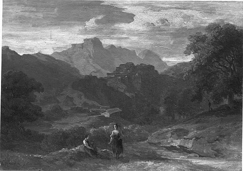 Landschaftsstudie, 1865, Heinrich Heinlein