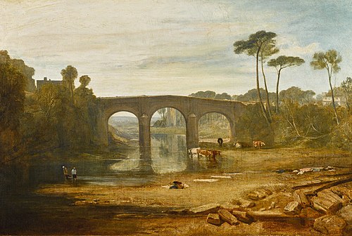 Whalley Bridge And Abbey, Lancashire: Dyers Washing And Drying Cloth, , Joseph Mallord William Turner